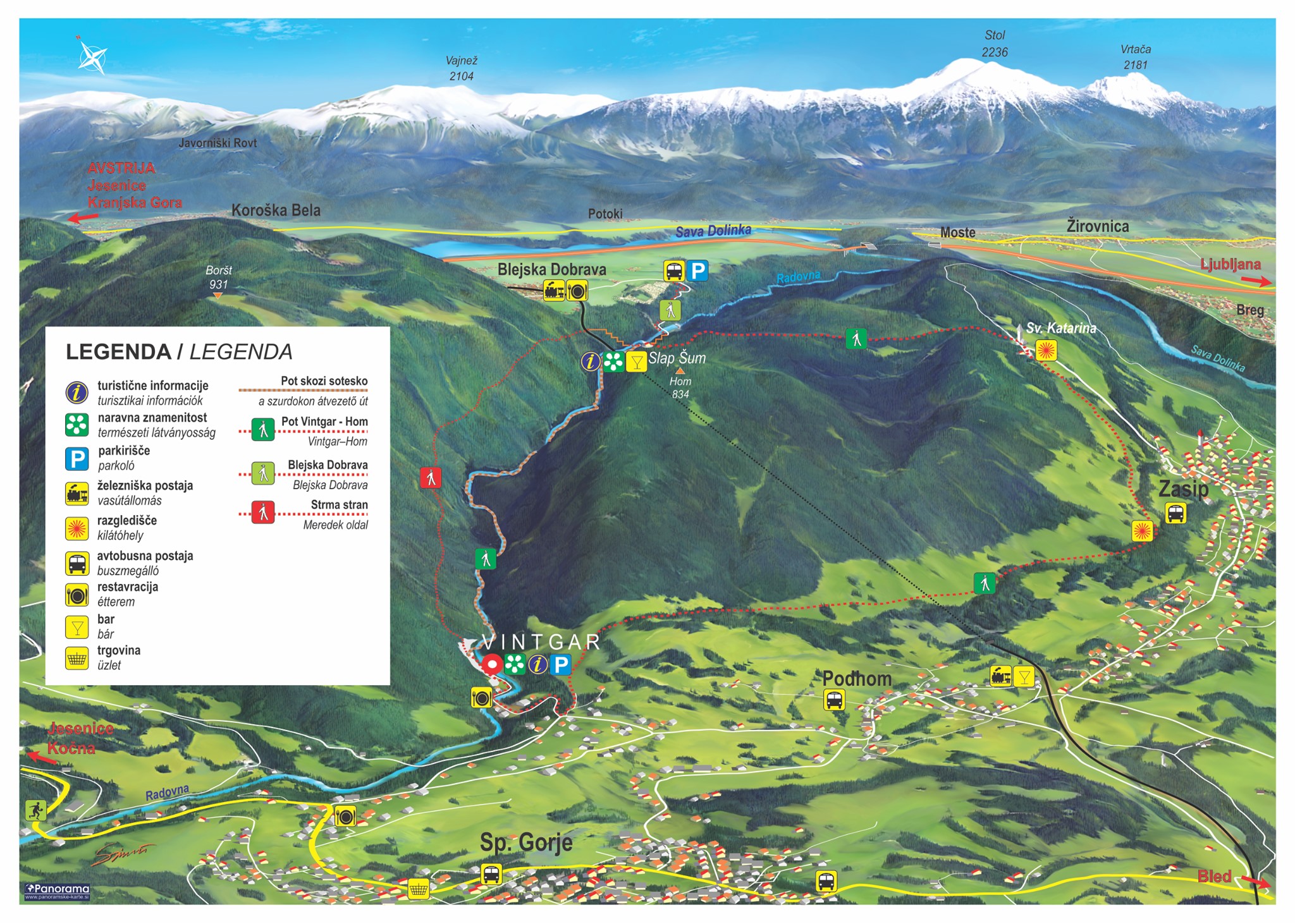 Soteska Vintgar odpira svoja vrata v petek, 15.05.2020